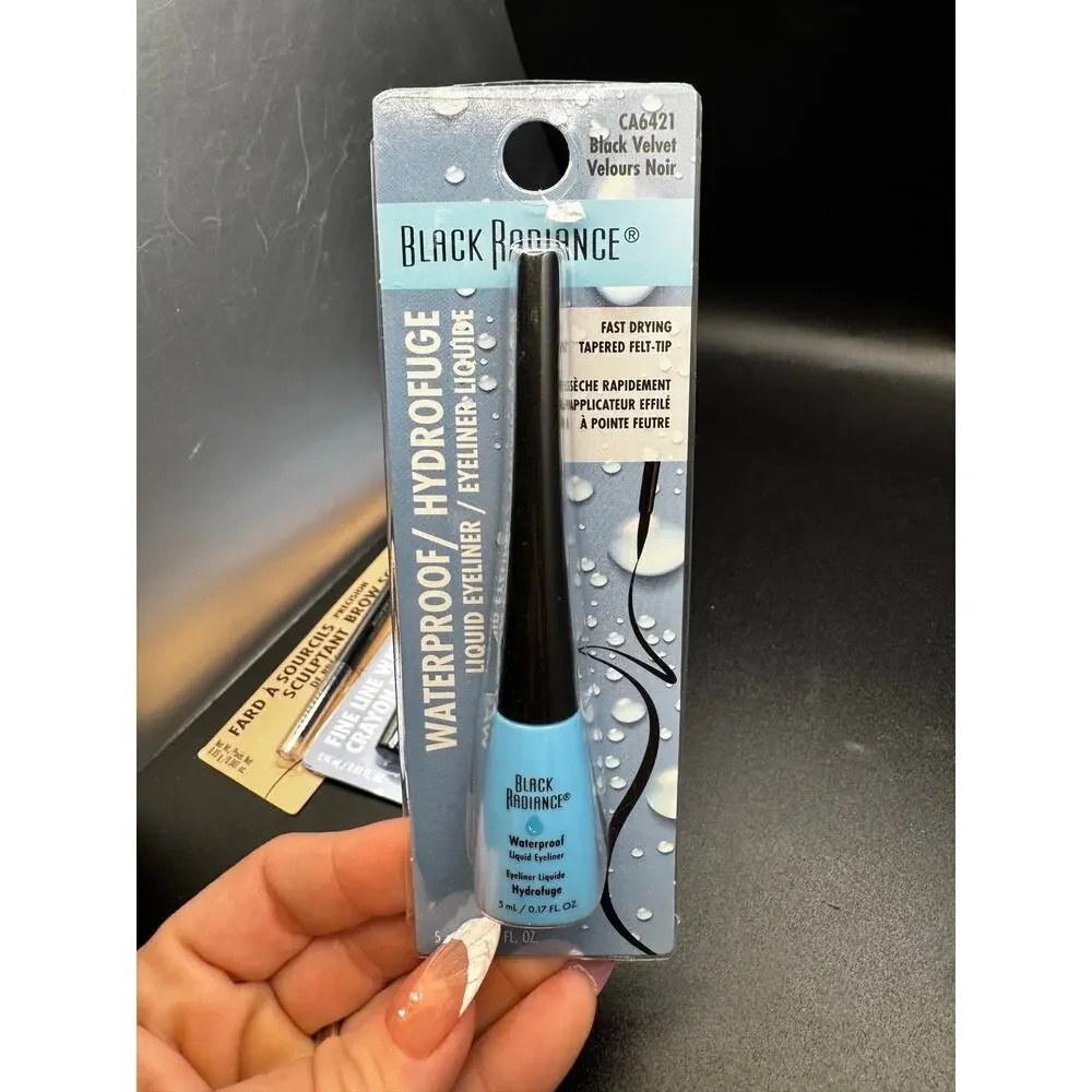 NWT Set of brow liner, liquid eyeliner in bottle, & liquid eyeliner pen
